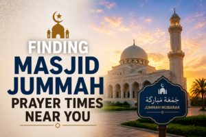masjid jummah prayer times
